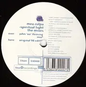 12inch Vinyl Single - Mea Culpa - Spiritual Light (The Mixes - Disc One) - Disc One