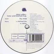 12inch Vinyl Single - Mea Culpa - Time And Motion E.P.