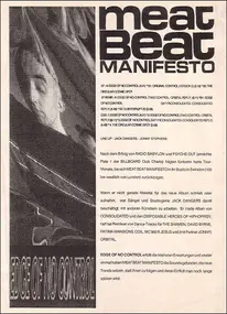 Meat Beat Manifesto - Edge Of No Control