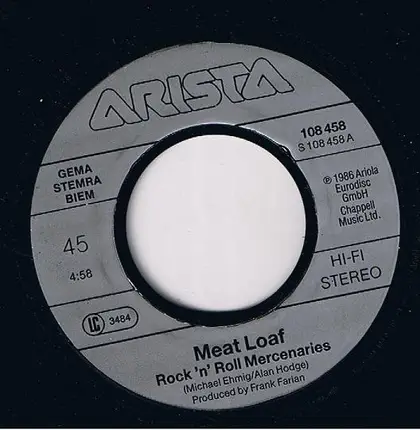 Meat Loaf With John Parr - Rock 'N' Roll Mercenaries
