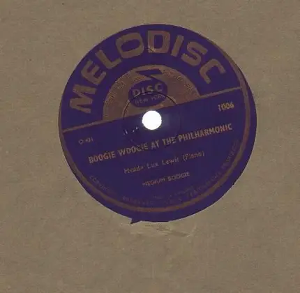 Meade Lux Lewis - Medium Boogie/ Fast Boogie