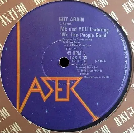 Me And You Featuring We The People Band - You Never Know What You've Got