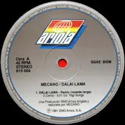 12inch Vinyl Single - Mecano - Dalai Lama