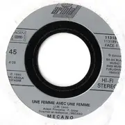 7inch Vinyl Single - Mecano - Une Femme Avec Une Femme - cardboard sleeve