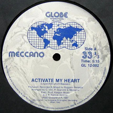 Meccano - Activate My Heart / Down Down Romeo