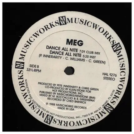 Meg - Dance All Nite