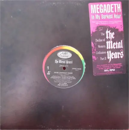Megadeth - In My Darkest Hour