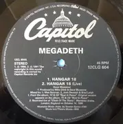 12inch Vinyl Single - Megadeth - Hangar 18 - Gatefold
