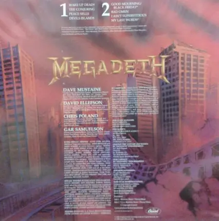 Megadeth - Peace Sells... But Who's Buying?