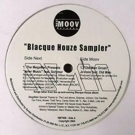 Jovonn - Blacque Houze EP