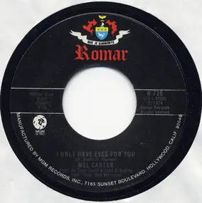 Mel Carter - I Only Have Eyes For You / Treasure Of Love