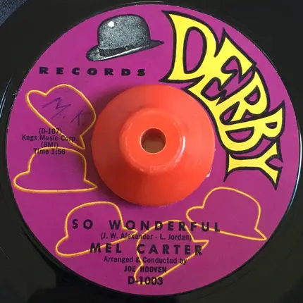Mel Carter - When A Boy Falls In Love / So Wonderful