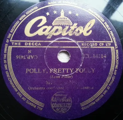 Mel Blanc - Money / Polly, Pretty Polly