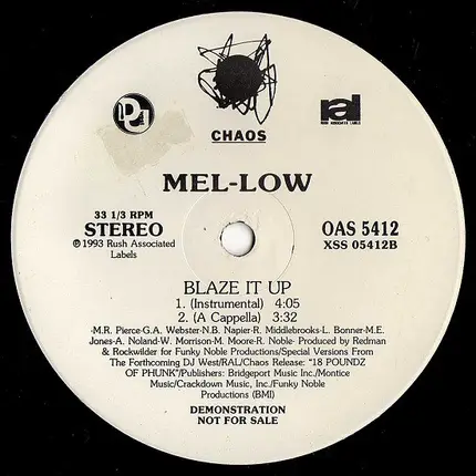 Mel-Low - Blaze It Up