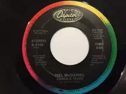 7inch Vinyl Single - Mel McDaniel - Anger & Tears / Sunday Mornin' Preachers