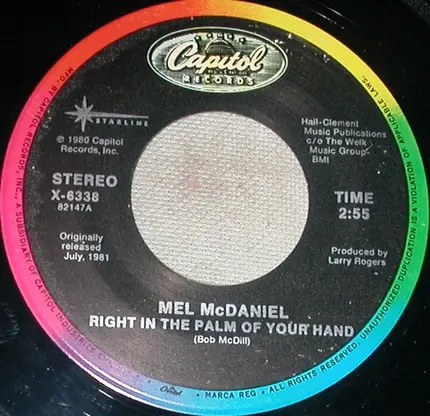 Mel McDaniel - Stand Up / Right In The Palm Of Your Hand