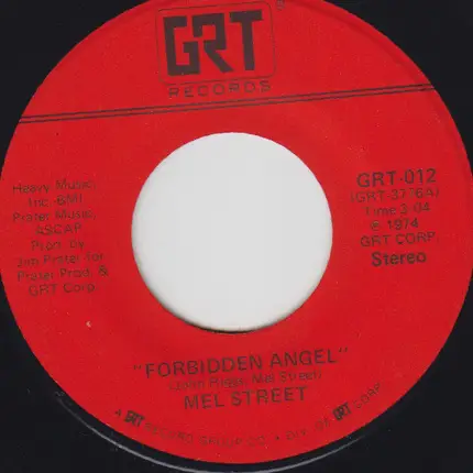 Mel Street - Forbidden Angel / Lovin' On Borrowed Time