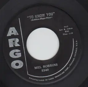Mel Robbins - Save It / To Know You