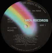 LP - Mel Tormé - Actually Recorded At The Crescendo, Dec. 15, 1954 - Insert