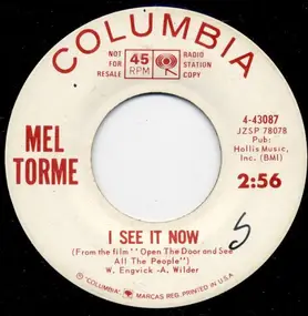 Mel Tormé - Once In A Lifetime / I See It Now
