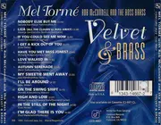 CD - Mel Tormé With Rob McConnell & The Boss Brass - Velvet & Brass