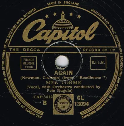 Mel Tormé - Careless Hands / Again
