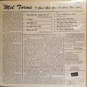 LP - Mel Tormé - I Can't Give You Anything But Love Vol. 2