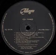 LP - Mel Tormé - I've Got The World On A String !