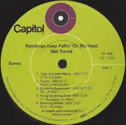 LP - Mel Tormé - Raindrops Keep Fallin' On My Head
