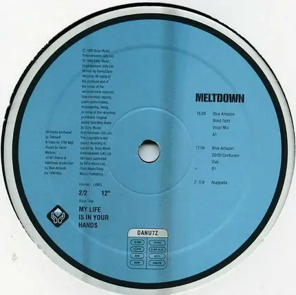 Meltdown - My Life Is In Your Hands - Blue Amazon Mixes