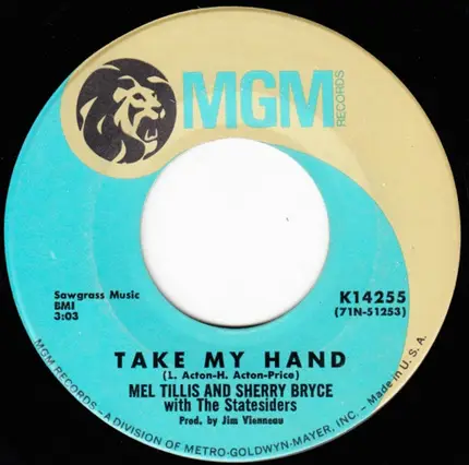 Mel Tillis & Sherry Bryce With The Statesiders - Life's Little Surprises / Take My Hand
