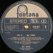 LP - Mel Tormé - This Is . . . Mel Tormé