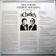 LP - Mel Tormé & George Shearing - An Evening At Charlie's