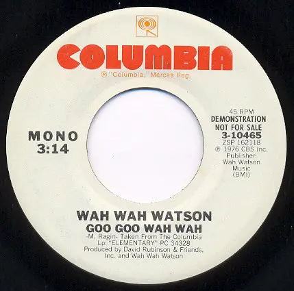 Melvin 'Wah Wah' Watson - Goo Goo Wah Wah