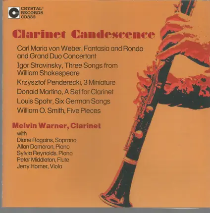 Melvin Warner - Clarinet Candescence