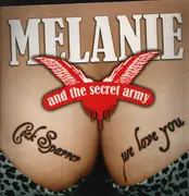 LP - Melanie And The Secret Army - Cock Sparrer We Love You - Orange Clear