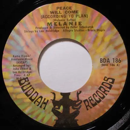 Melanie - Peace Will Come (According To Plan)
