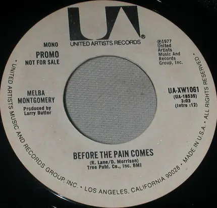 Melba Montgomery - Before The Pain Comes