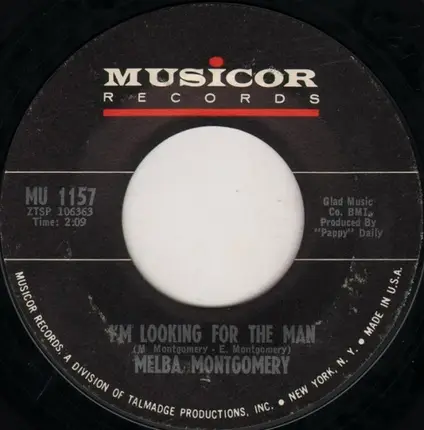 Melba Montgomery - Don't Keep Me Lonely Too Long / I'm Looking For The Man