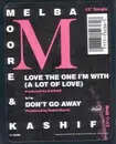 12'' - Melba Moore & Kashif - Love The One I'm With (A Lot Of Love) / Don't Go Away