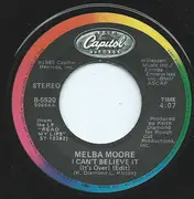 7inch Vinyl Single - Melba Moore - I Can't Believe It (It's Over)