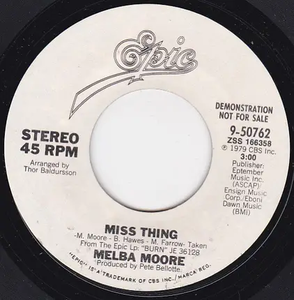 Melba Moore - Miss Thing