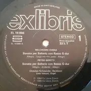 LP - Melchiorre Chiesa / Pietro Beretti , Angelo Conti , Carlo Monza , Christian Schwander , Livio Vanoni - Hackbrettmusik Aus Der Galanten Zeit