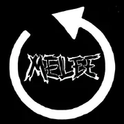 7inch Vinyl Single - Melee / The Cancer Kids - Melee / The Cancer Kids - blue tanslucent pressing+, folded sleeve