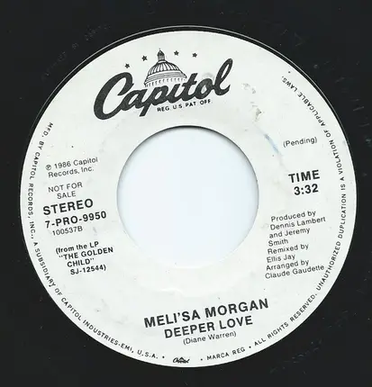 Meli'sa Morgan - Deeper Love