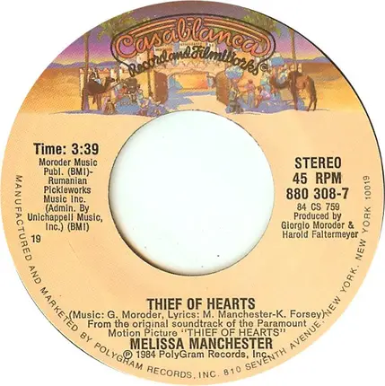 Melissa Manchester - Thief of Hearts