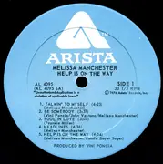 LP - Melissa Manchester - Help Is On The Way - still sealed