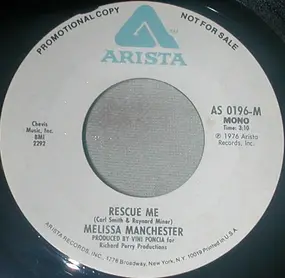 Melissa Manchester - Rescue Me