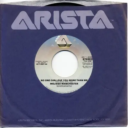 Melissa Manchester - No One Can Love You More Than Me