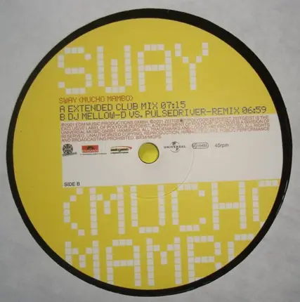 Mellow Trax vs. Shaft - Sway (Mucho Mambo)